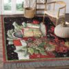 Christmas Mailbox Cardinal Rug Sport Decor Gift Floor Decor Living Room Carpet Rug Area Rug - 3b54e443364c