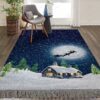 Christmas Night Rug Sport Decor Gift Floor Decor Living Room Carpet Rug Area Rug - e41d8184fe36