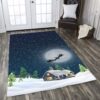 Christmas Night Rug Sport Decor Gift Floor Decor Living Room Carpet Rug Area Rug - 2f611ac5598a