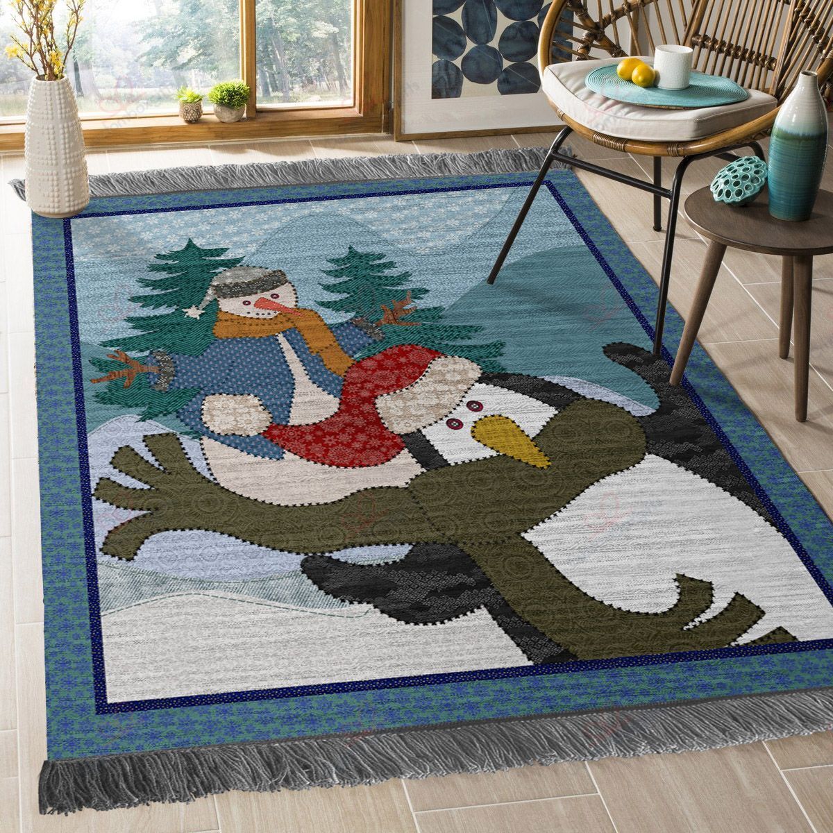 Christmas Penguin Rug Sport Decor Gift Floor Decor Living Room Carpet Rug Area Rug - d9dcdded08d2 Christmas Penguin Rug Sport Decor Gift Floor Decor Living Room Carpet Rug Area Rug - d9dcdded08d2