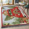 Christmas Red Truck 5 Rug Sport Decor Gift Floor Decor Living Room Carpet Rug Area Rug - e2324c75d56e