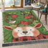 Christmas Reindeer And Cardinals 2 Rug Sport Decor Gift Floor Decor Living Room Carpet Rug Area Rug - c5b93c6b3ccd