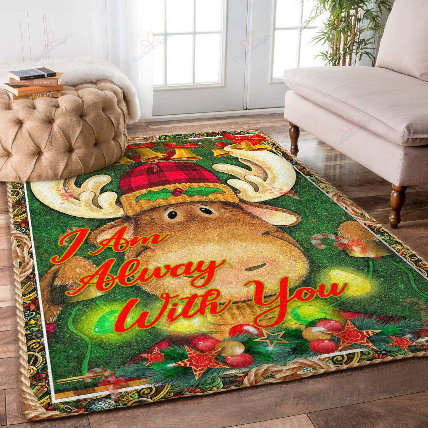 Christmas Reindeer2 Rug Sport Decor Gift Floor Decor Living Room Carpet Rug Area Rug - f4d0985c24f1 Christmas Reindeer2 Rug Sport Decor Gift Floor Decor Living Room Carpet Rug Area Rug - f4d0985c24f1