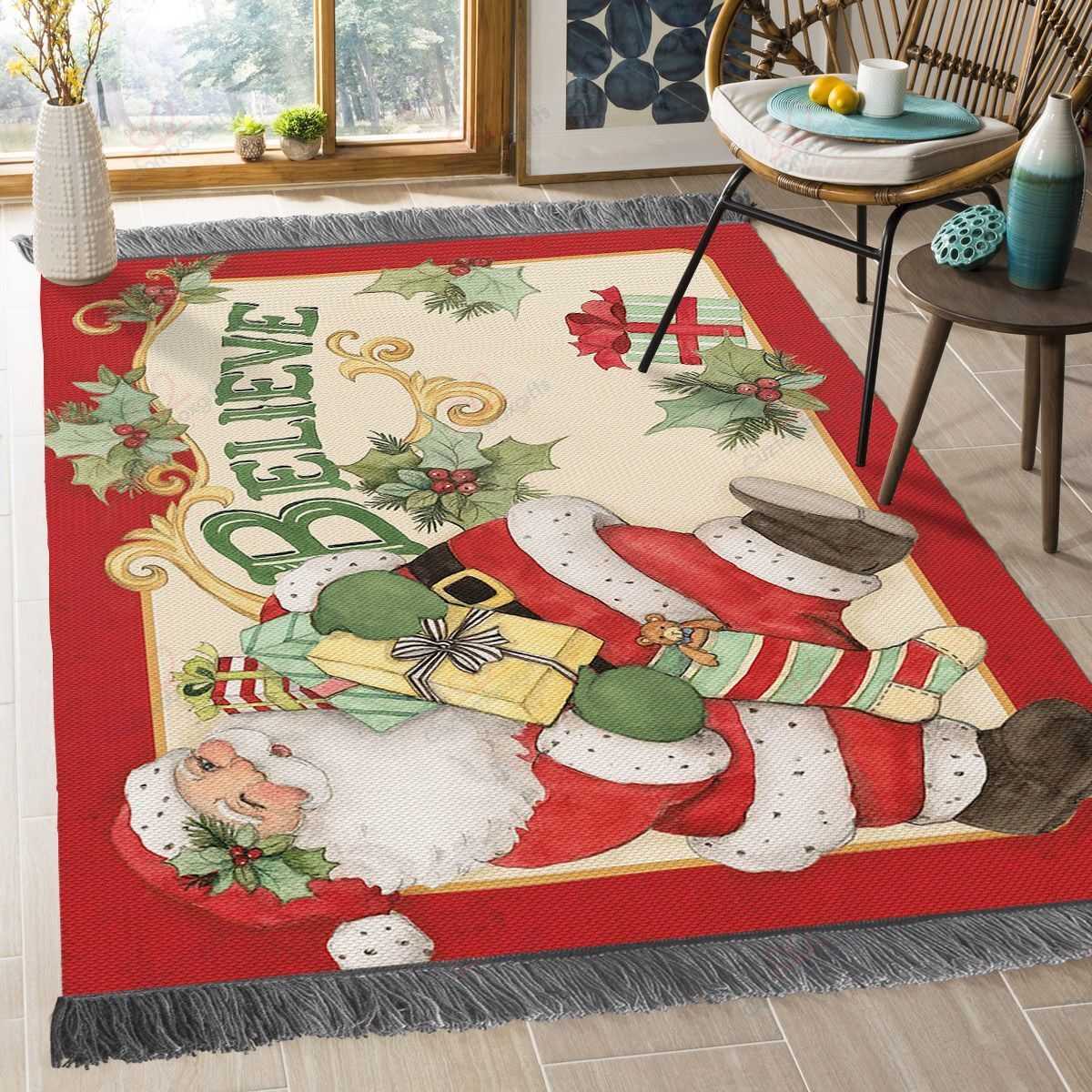 Christmas Santa Claus Believe Rug Sport Decor Gift Floor Decor Living Room Carpet Rug Area Rug - ce57c2b4e5f1 Christmas Santa Claus Believe Rug Sport Decor Gift Floor Decor Living Room Carpet Rug Area Rug - ce57c2b4e5f1