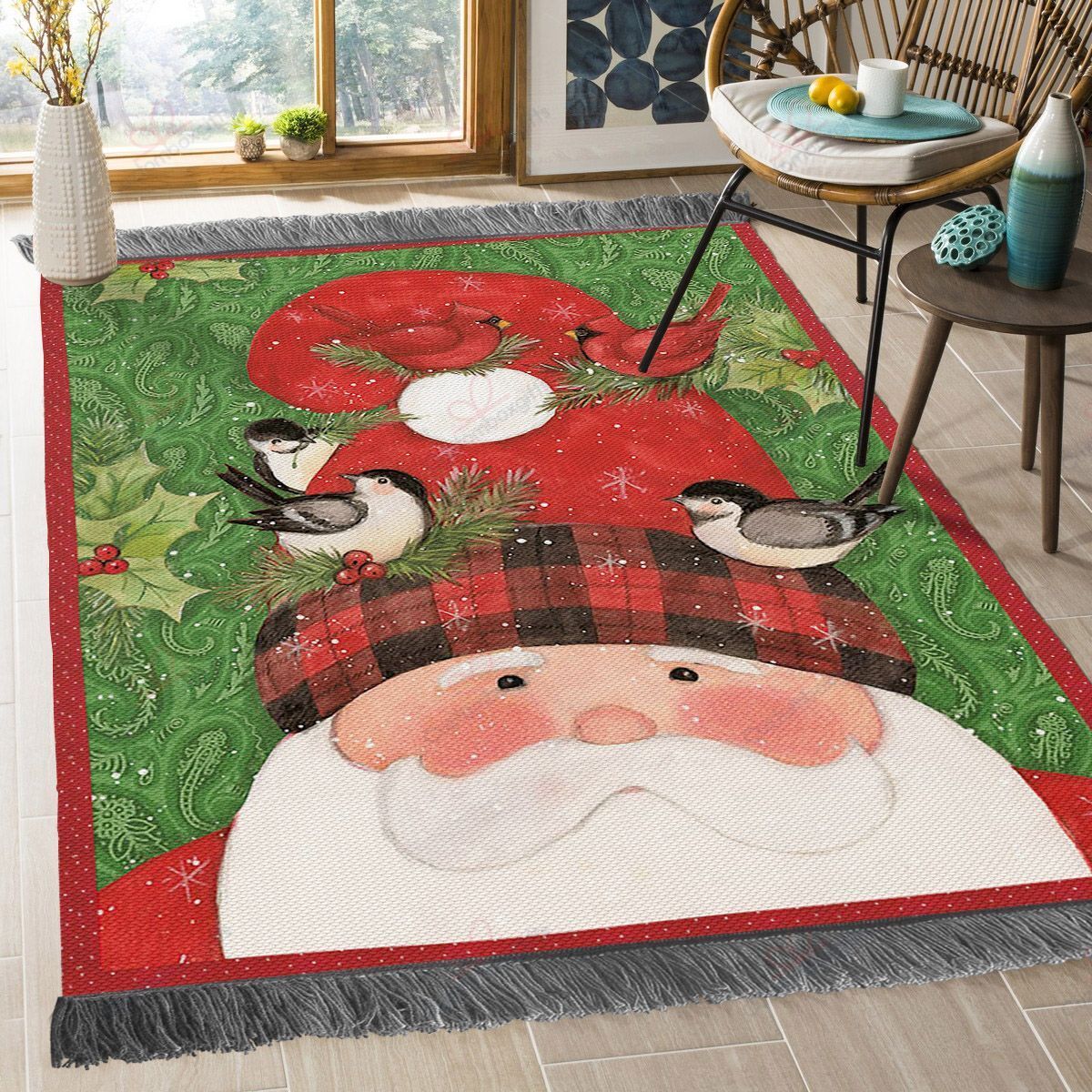 Christmas Santa Claus Cardinal Rug Sport Decor Gift Floor Decor Living Room Carpet Rug Area Rug - 792f825b668d Christmas Santa Claus Cardinal Rug Sport Decor Gift Floor Decor Living Room Carpet Rug Area Rug - 792f825b668d