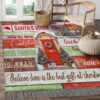 Christmas Santas House Rules Rug Sport Decor Gift Floor Decor Living Room Carpet Rug Area Rug - 7fbed7024219