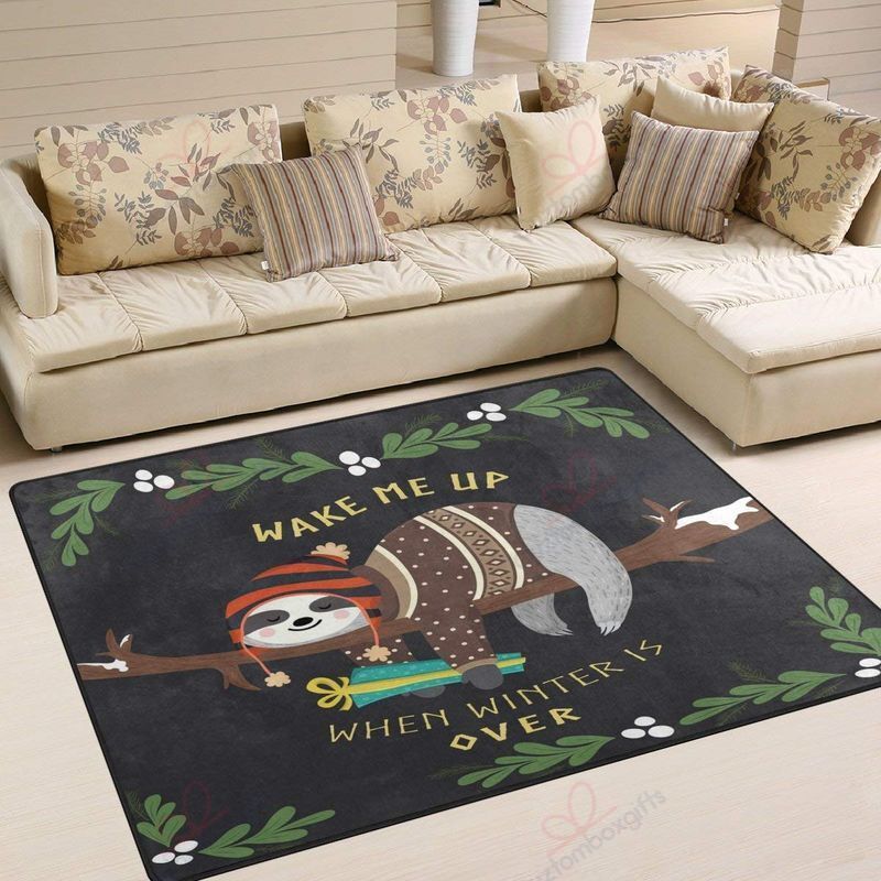 Christmas Sloth Rug Sport Decor Gift Floor Decor Living Room Carpet Rug Area Rug - 0c089b0da89f Christmas Sloth Rug Sport Decor Gift Floor Decor Living Room Carpet Rug Area Rug - 0c089b0da89f