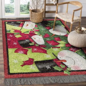 Christmas Snowman 5 Rug Sport Decor Gift Floor Decor Living Room Carpet Rug Area Rug - 3c461e1c5a9d