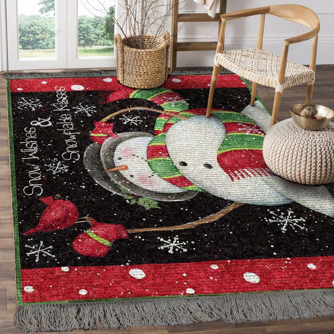 Christmas Snowman And Cardinal Rug Sport Decor Gift Floor Decor Living Room Carpet Rug Area Rug - a35761ec0737 Christmas Snowman And Cardinal Rug Sport Decor Gift Floor Decor Living Room Carpet Rug Area Rug - a35761ec0737