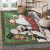 Christmas Snowman And Penguin Playing Rug Sport Decor Gift Floor Decor Living Room Carpet Rug Area Rug - d084be62a20d