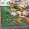 Christmas Snowman And Reindeers Rug Sport Decor Gift Floor Decor Living Room Carpet Rug Area Rug - 1ef5b38a80d0