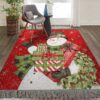 Christmas Snowman Cardinal 2 Rug Sport Decor Gift Floor Decor Living Room Carpet Rug Area Rug - 90d55cc2da36