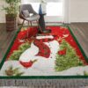 Christmas Snowman Cardinal 3 Rug Sport Decor Gift Floor Decor Living Room Carpet Rug Area Rug - 41125d079e52