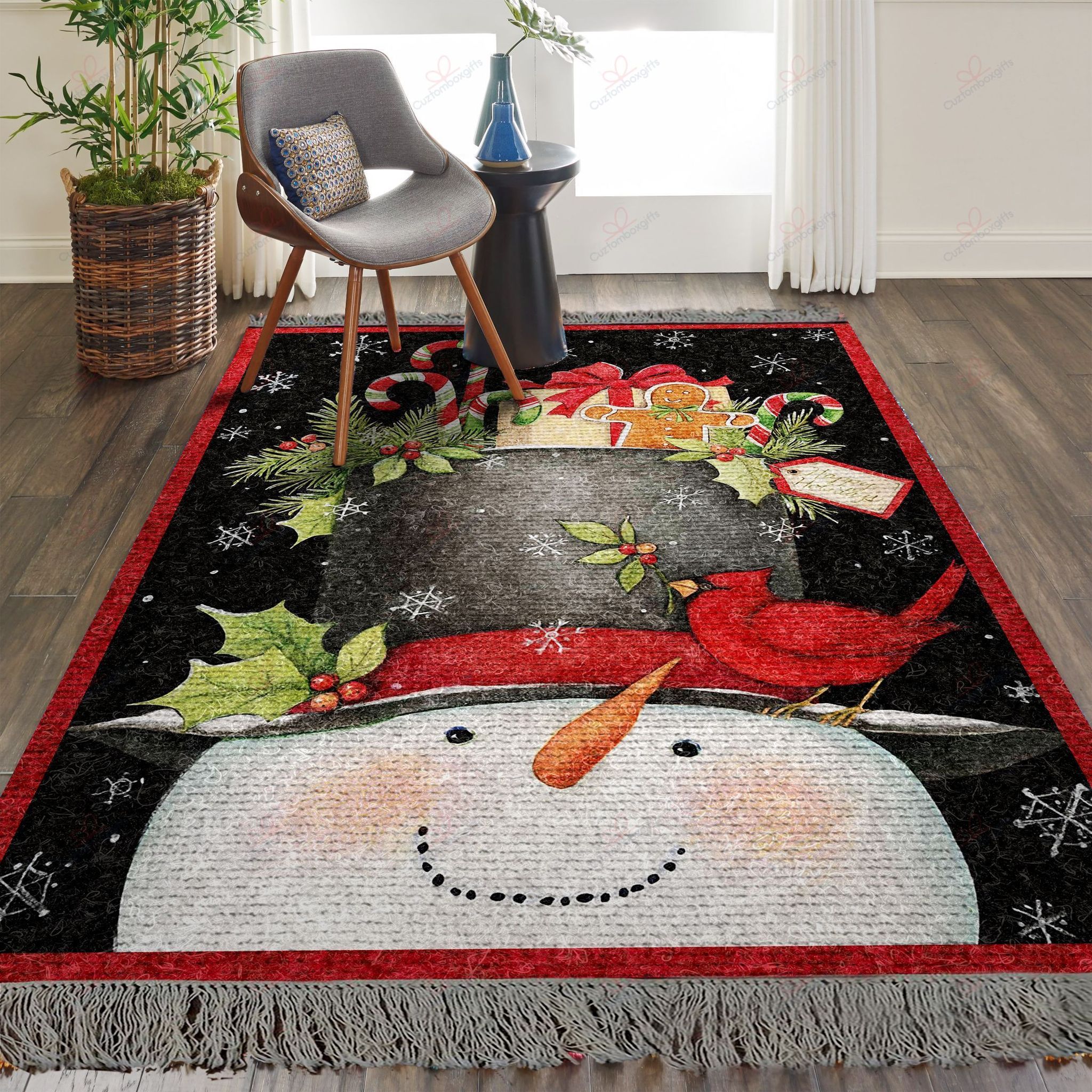 Christmas Snowman Cardinal 4 Rug Sport Decor Gift Floor Decor Living Room Carpet Rug Area Rug - caa8e880729e Christmas Snowman Cardinal 4 Rug Sport Decor Gift Floor Decor Living Room Carpet Rug Area Rug - caa8e880729e