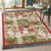 Christmas Snowman Cardinal And Cardinal Patch Rug Sport Decor Gift Floor Decor Living Room Carpet Rug Area Rug - 2037271cfea4