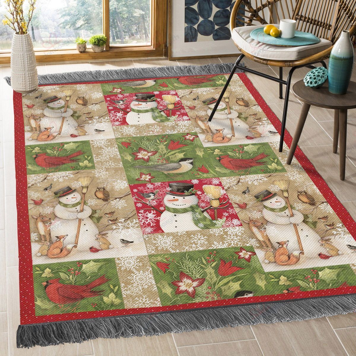 Christmas Snowman Cardinal And Cardinal Patch Rug Sport Decor Gift Floor Decor Living Room Carpet Rug Area Rug - 2037271cfea4 Christmas Snowman Cardinal And Cardinal Patch Rug Sport Decor Gift Floor Decor Living Room Carpet Rug Area Rug - 2037271cfea4