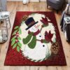 Christmas Snowman Rug Sport Decor Gift Floor Decor Living Room Carpet Rug Area Rug - 1e6bf9b19289