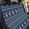 Christmas Snowman Knitted Car Back Seat Cover Dog Car Seat Covers - bf03651b9cfa