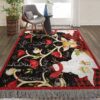 Christmas Snowman Reindeer Cardinals Rug Sport Decor Gift Floor Decor Living Room Carpet Rug Area Rug - fe1d32f5a6b6