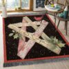 Christmas Star Rug Sport Decor Gift Floor Decor Living Room Carpet Rug Area Rug - b14e845464a2