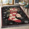 Christmas Stocking Joy Rug Sport Decor Gift Floor Decor Living Room Carpet Rug Area Rug - 1879c1efb1c9