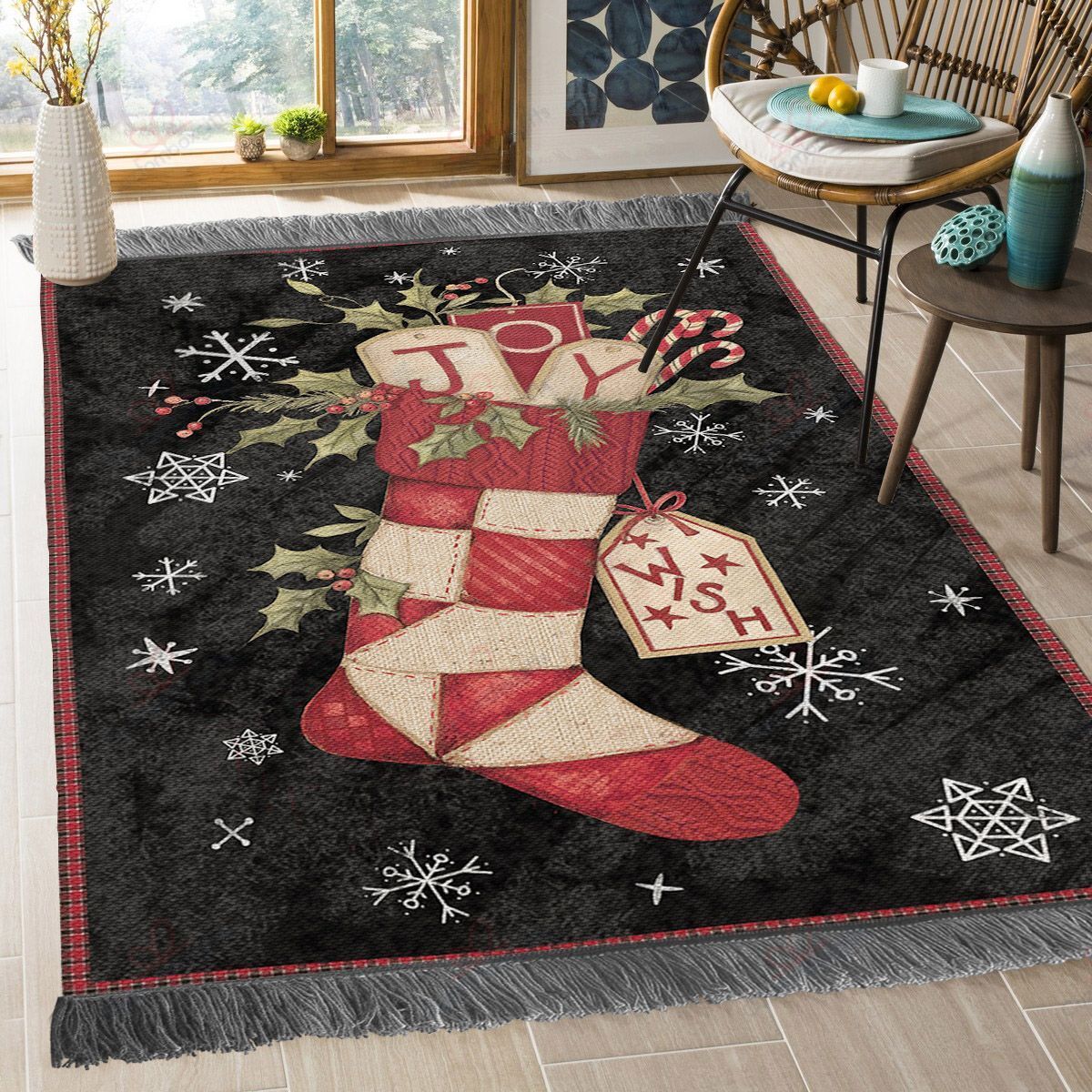Christmas Stocking Joy Rug Sport Decor Gift Floor Decor Living Room Carpet Rug Area Rug - 1879c1efb1c9 Christmas Stocking Joy Rug Sport Decor Gift Floor Decor Living Room Carpet Rug Area Rug - 1879c1efb1c9