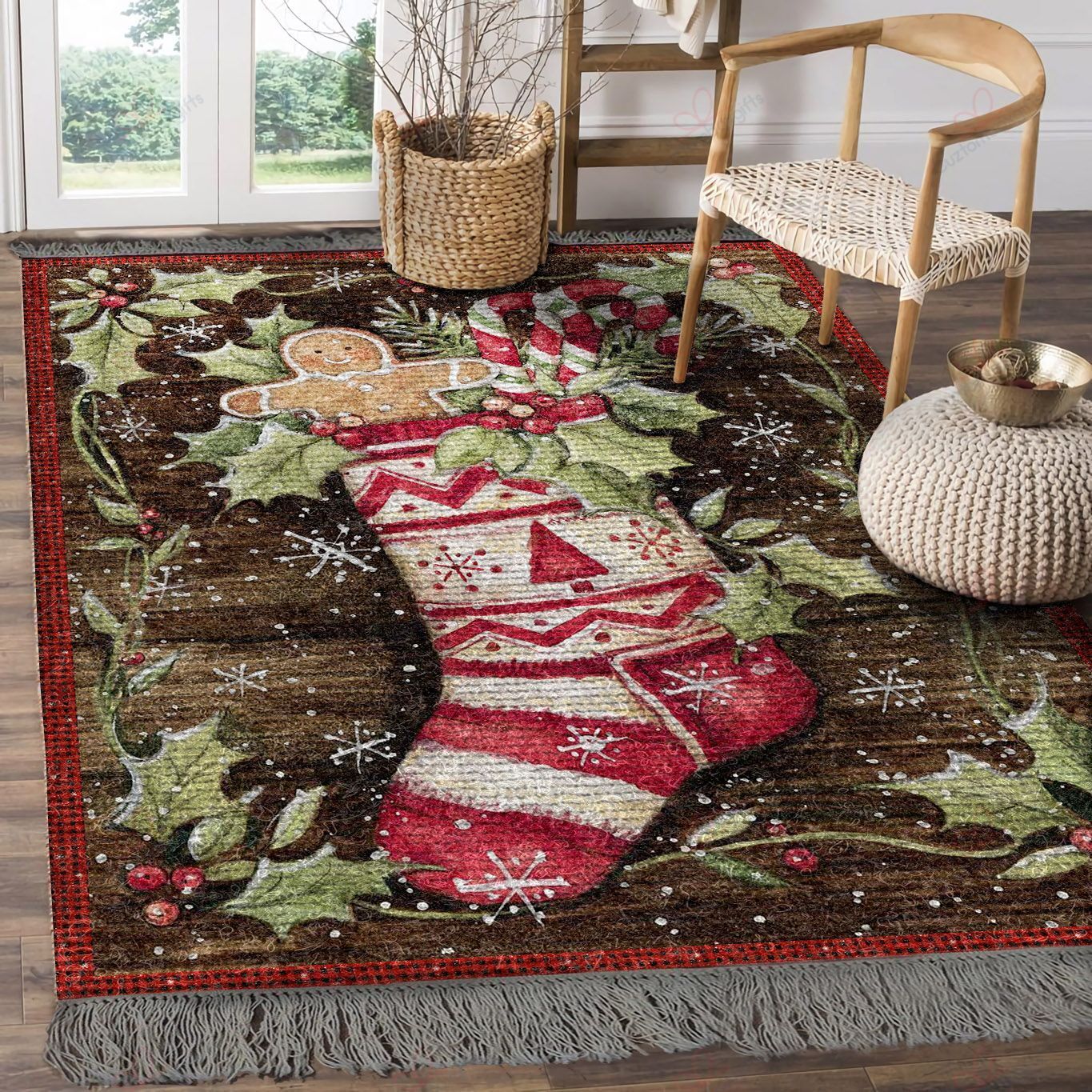 Christmas Stocking Snow Rug Sport Decor Gift Floor Decor Living Room Carpet Rug Area Rug - b97ec530a258 Christmas Stocking Snow Rug Sport Decor Gift Floor Decor Living Room Carpet Rug Area Rug - b97ec530a258