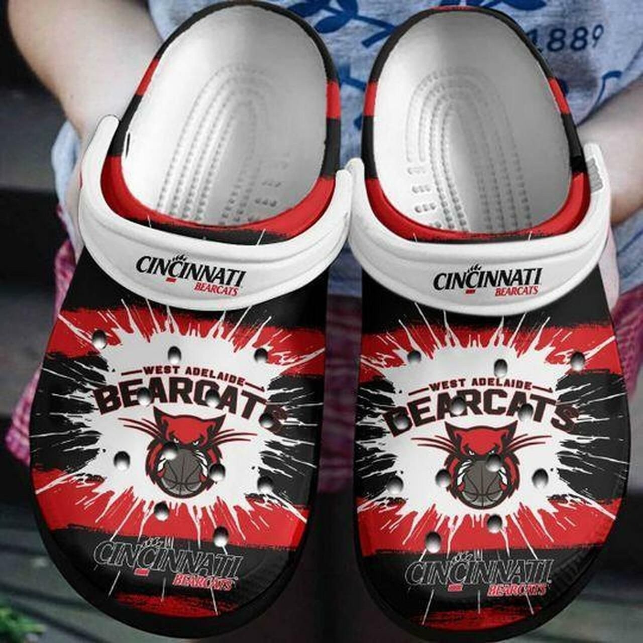 Cincinnati Bearcats Crocband Clog Unisex Fashion Style For Women Cincinnati Bearcats Crocband Clog Unisex Fashion Style For Women