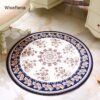 Circle Pattern Round Carpet Floor Rug Living Room Bedroom Decor Round Area Rug Carpet