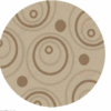 Circles Natural Round Carpet Floor Rug Living Room Bedroom Decor Round Area Rug Carpet