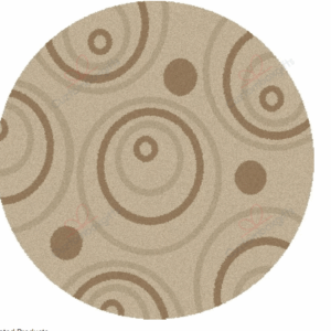 Circles Natural Round Carpet Floor Rug Living Room Bedroom Decor Round Area Rug Carpet