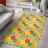 Citrus Pattern 1 Rug Sport Decor Gift Floor Decor Living Room Carpet Rug Area Rug - c7d79f08c74d