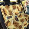 Classic Fastfood Pattern Car Back Seat Cover Dog Car Seat Covers - b6e52703afdc