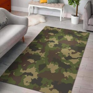 Classic Green Camouflage Rug Sport Decor Gift Floor Decor Living Room Carpet Rug Area Rug - 12e9cec45228