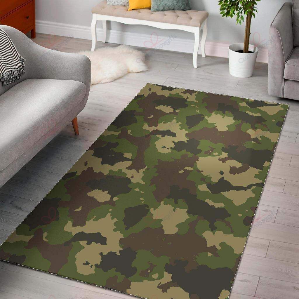 Classic Green Camouflage Rug Sport Decor Gift Floor Decor Living Room Carpet Rug Area Rug - 12e9cec45228 Classic Green Camouflage Rug Sport Decor Gift Floor Decor Living Room Carpet Rug Area Rug - 12e9cec45228