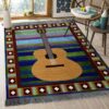 Classic Guitar Rug Sport Decor Gift Floor Decor Living Room Carpet Rug Area Rug - eabdebac76a1