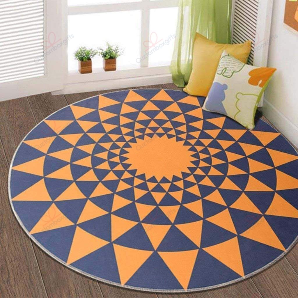 Classic Pattern Round Carpet Floor Rug Living Room Bedroom Decor Round Area Rug Carpet Classic Pattern Round Carpet Floor Rug Living Room Bedroom Decor Round Area Rug Carpet