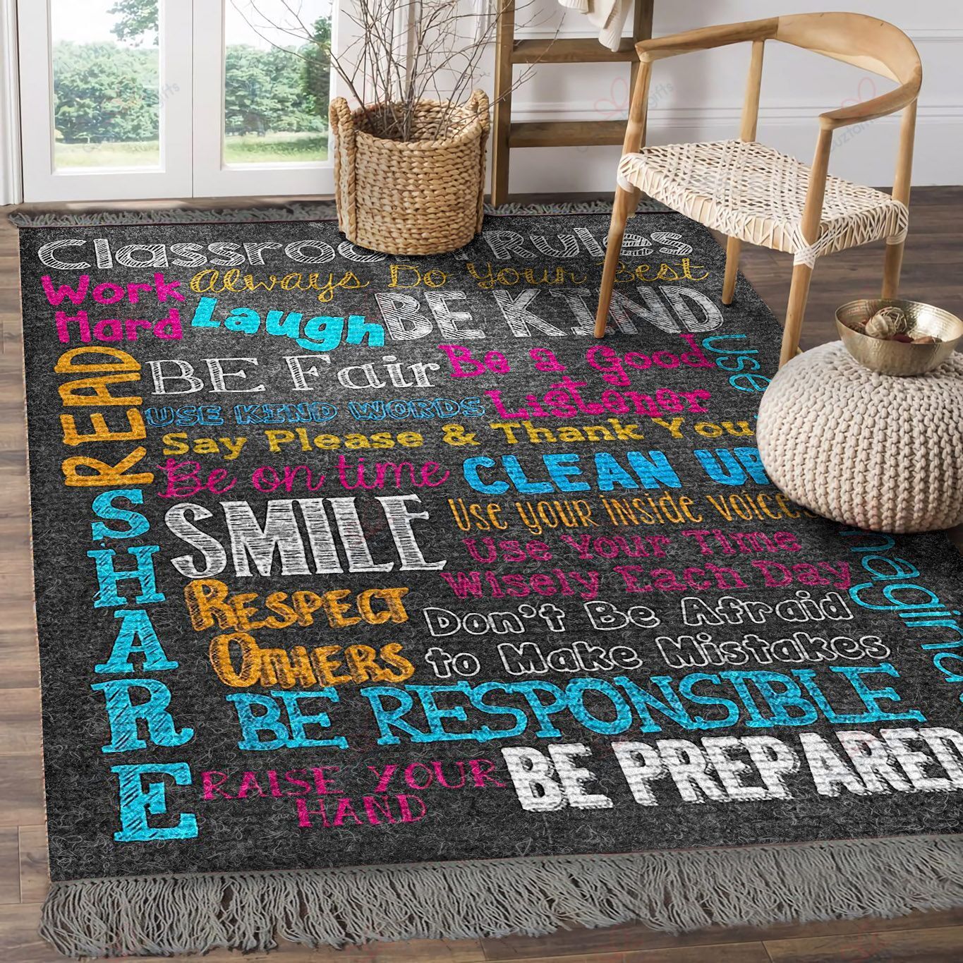 Classroom Rules Rug Sport Decor Gift Floor Decor Living Room Carpet Rug Area Rug - 31fcd55017eb Classroom Rules Rug Sport Decor Gift Floor Decor Living Room Carpet Rug Area Rug - 31fcd55017eb