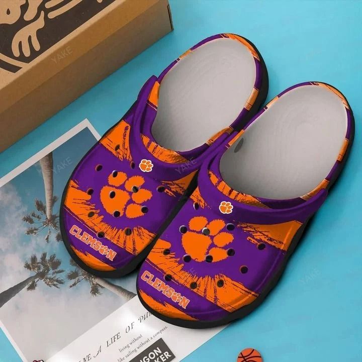 Clemson Tigers Crocband Clog Comfortable For Mens Womens Classic Clog Water Shoes Crocs Shoes Hothot 210920 Clemson Tigers Crocband Clog Comfortable For Mens Womens Classic Clog Water Shoes Crocs Shoes Hothot 210920