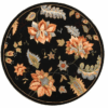 Cleo Hand Flower Round Carpet Floor Rug Living Room Bedroom Decor Round Area Rug Carpet