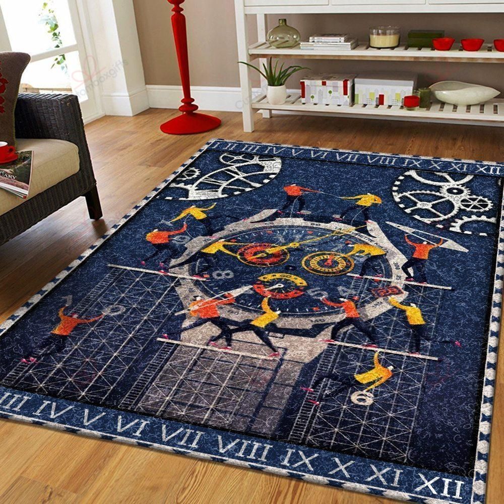 Clock Rug Sport Decor Gift Floor Decor Living Room Carpet Rug Area Rug - f04b718fc725 Clock Rug Sport Decor Gift Floor Decor Living Room Carpet Rug Area Rug - f04b718fc725