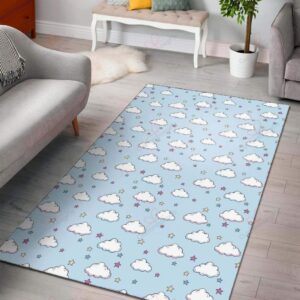 Cloud Pattern 2 Rug Sport Decor Gift Floor Decor Living Room Carpet Rug Area Rug - 1d13ad0ef744