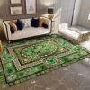 Clover Celtic Rug Sport Decor Gift Floor Decor Living Room Carpet Rug Area Rug - 38533b32dfbf