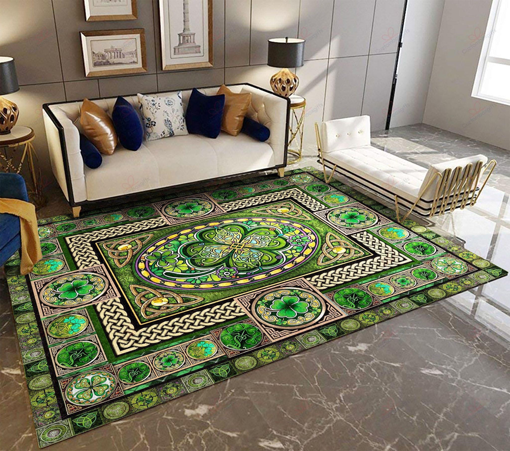 Clover Celtic Rug Sport Decor Gift Floor Decor Living Room Carpet Rug Area Rug - 38533b32dfbf Clover Celtic Rug Sport Decor Gift Floor Decor Living Room Carpet Rug Area Rug - 38533b32dfbf