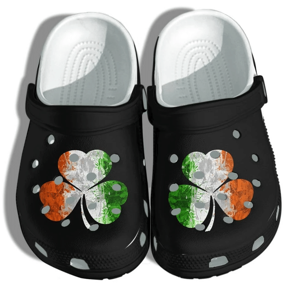 Clover Irish Flag Shoes Crocs Clog St Patricks Day – Irish Cute Crocs Clog Shoes Gifts For Woman Men Clover Irish Flag Shoes Crocs Clog St Patricks Day – Irish Cute Crocs Clog Shoes Gifts For Woman Men