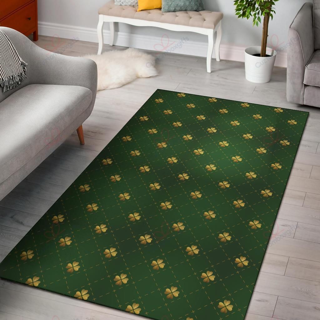 Clover Pattern 1 Rug Sport Decor Gift Floor Decor Living Room Carpet Rug Area Rug - ffaad0bdb61c Clover Pattern 1 Rug Sport Decor Gift Floor Decor Living Room Carpet Rug Area Rug - ffaad0bdb61c