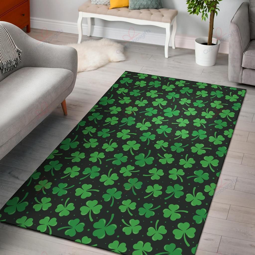 Clover Pattern 4 Rug Sport Decor Gift Floor Decor Living Room Carpet Rug Area Rug - 3252a8eb0cda Clover Pattern 4 Rug Sport Decor Gift Floor Decor Living Room Carpet Rug Area Rug - 3252a8eb0cda