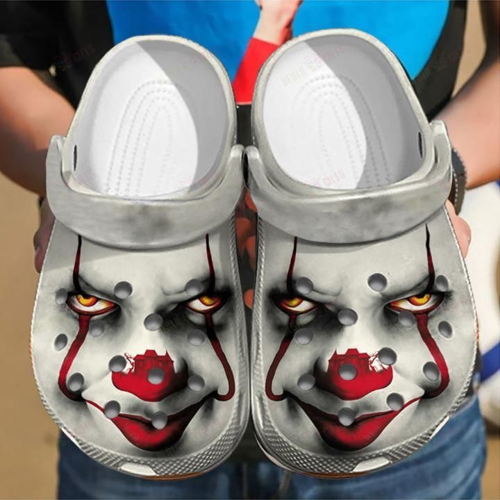 Clown Face Crocs Clog Classic Clogs Shoes Clown Face Crocs Clog Classic Clogs Shoes
