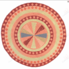 Coastal Pinwheel Round Carpet Floor Rug Living Room Bedroom Decor Round Area Rug Carpet