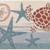 Coastal Turtle Rug Sport Decor Gift Floor Decor Living Room Carpet Rug Area Rug - b1471baaaef9
